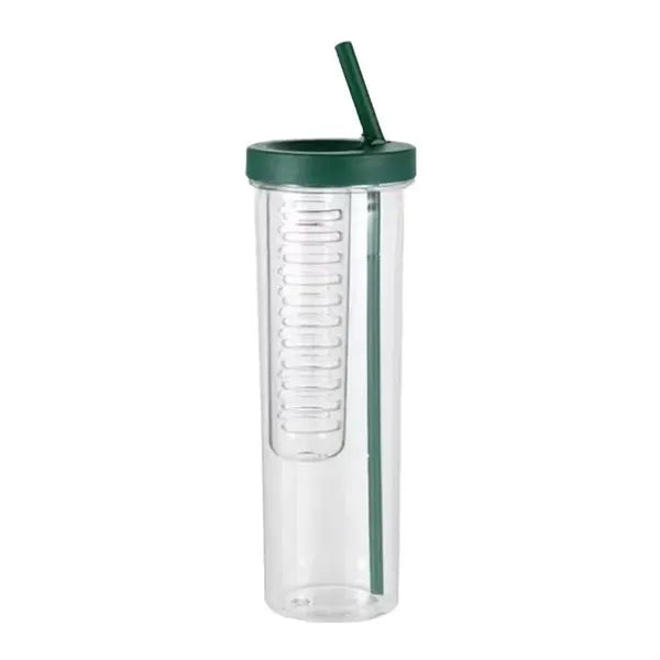 Fruit Infuser Water Bottles With Straw