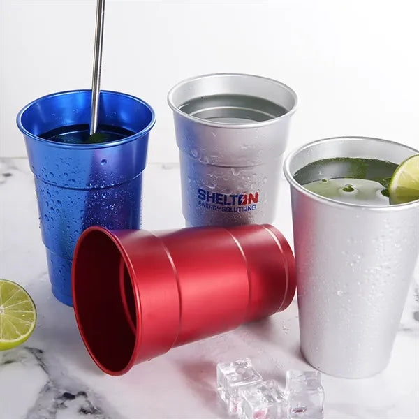 16 oz Aluminum Tumbler Party Cup