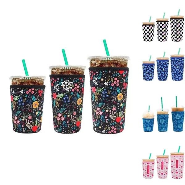 Iced Coffee & Cold Soda Insulated Neoprene Cup Sleeve
