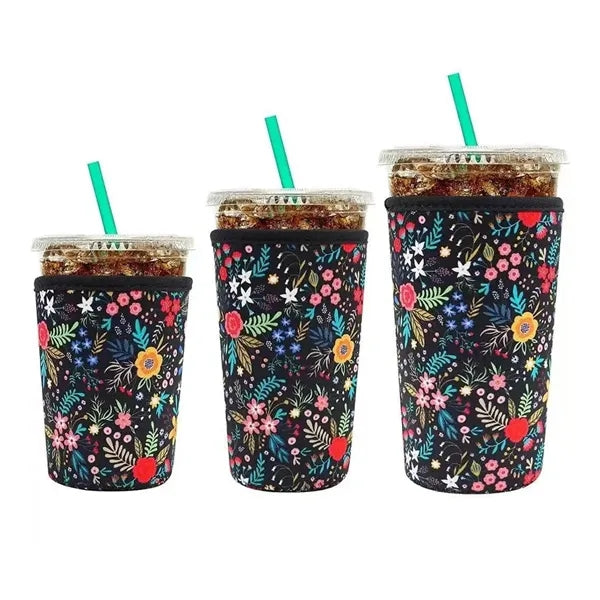 Iced Coffee & Cold Soda Insulated Neoprene Cup Sleeve