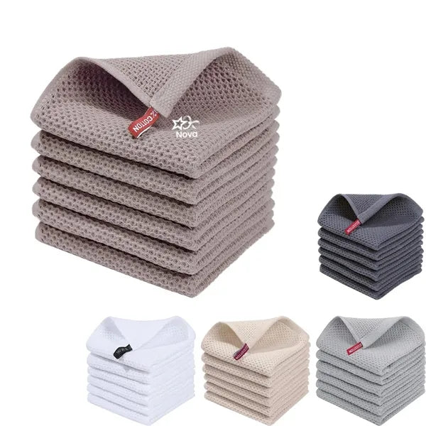 Cotton Waffle Weave Kitchen Dish Cloths