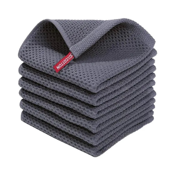 Cotton Waffle Weave Kitchen Dish Cloths