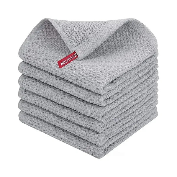Cotton Waffle Weave Kitchen Dish Cloths