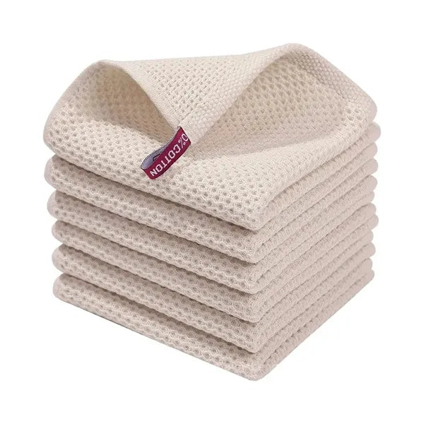 Cotton Waffle Weave Kitchen Dish Cloths