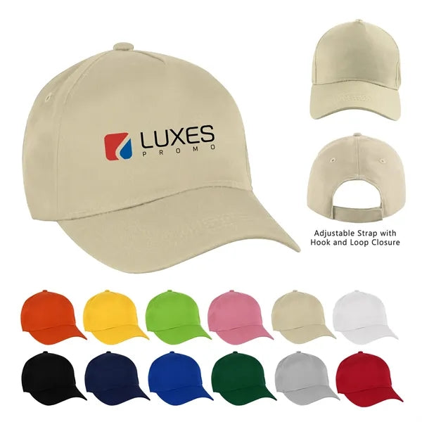 5-Panel Cotton-Polyester Cap
