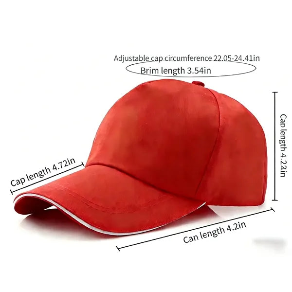 Logo Baseball Caps with Curved Brim