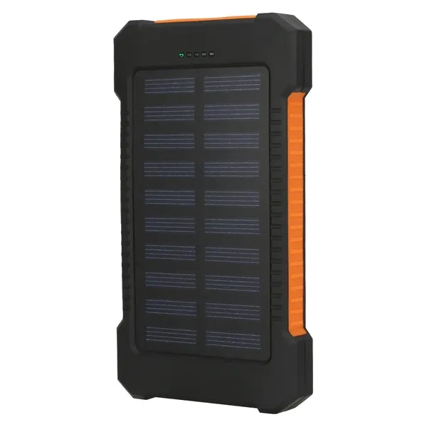 Solar Power Bank 8000mAh with LED & USB Ports