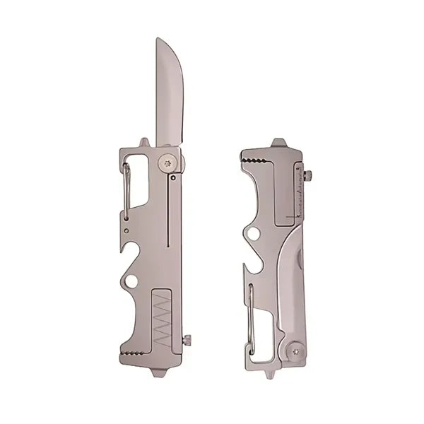 8-in-1 Stainless Steel EDC Multitool Knife