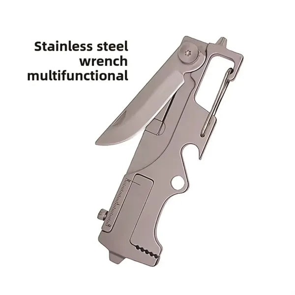 8-in-1 Stainless Steel EDC Multitool Knife