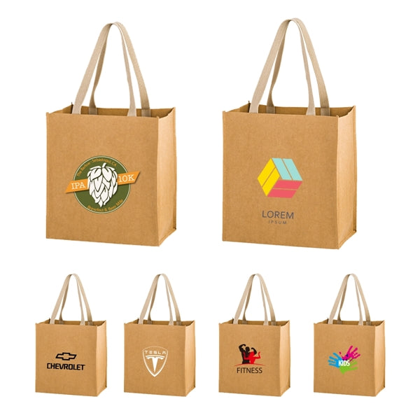 Storm Washable Kraft Paper Grocery Tote Bag