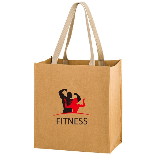 Storm Washable Kraft Paper Grocery Tote Bag