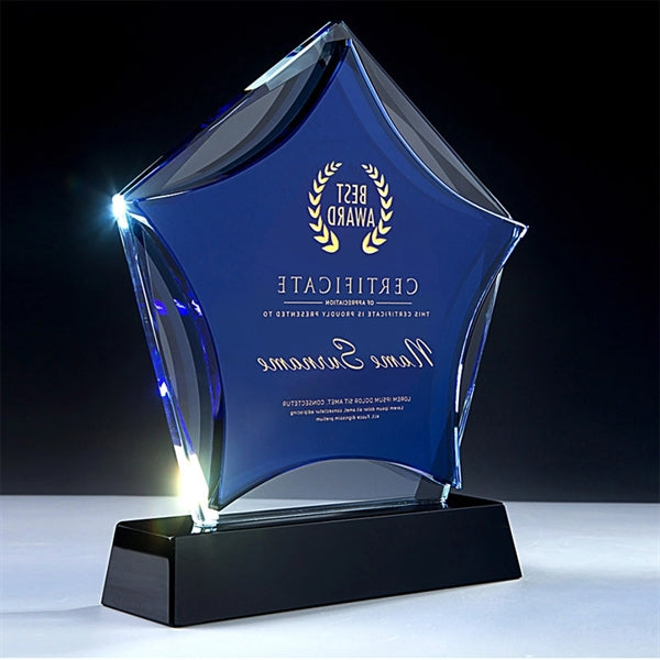 Star shape Crystal Awards