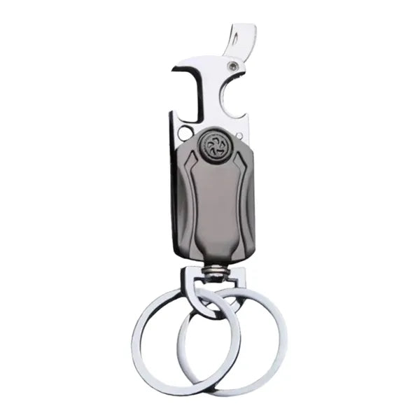 4-In-1 Metal Spinner Keychain Tool