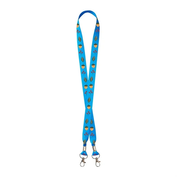 Dual Attachment Lanyard-Full-Color Polyester