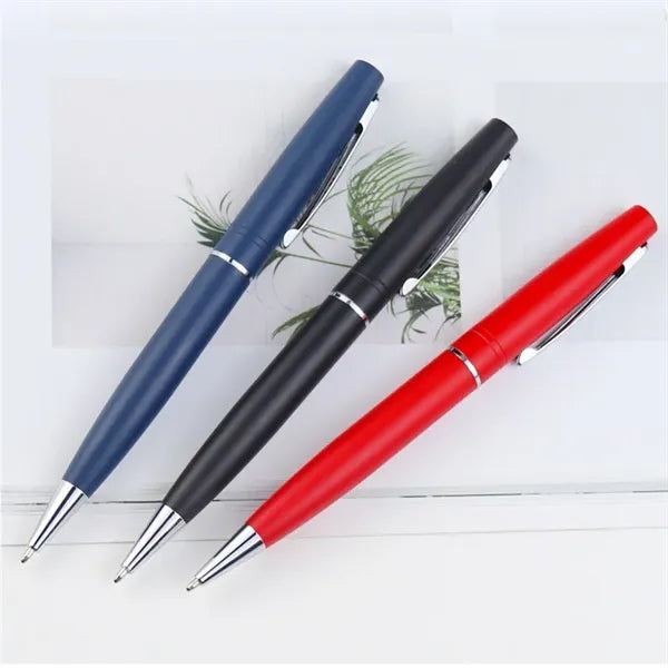Matte Metal Twist Action Ballpoint Pen