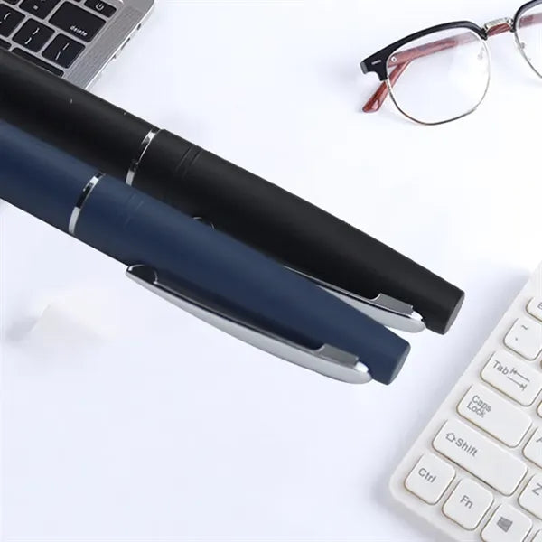 Matte Metal Twist Action Ballpoint Pen