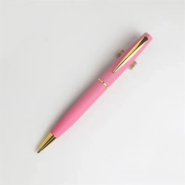 Matte Metal Twist Action Ballpoint Pen