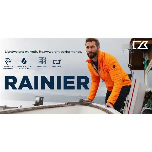 Cutter & Buck Rainier Recycled Insulated Puffer Mens Big ...