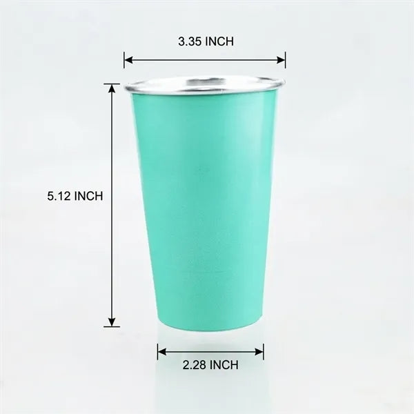 16oz Eco Friendly Cold Activated Color Changing Aluminum Cup