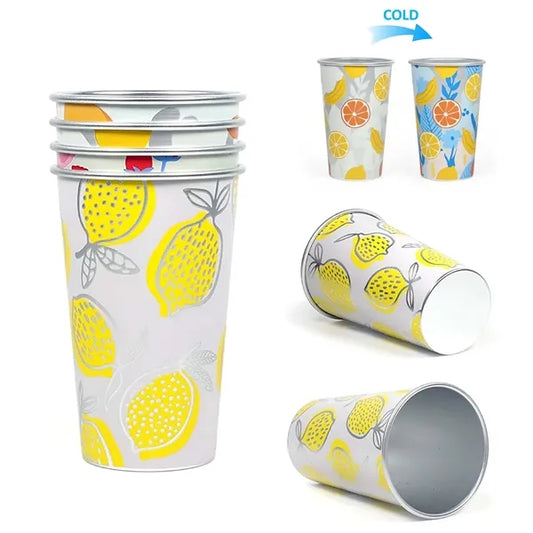 15 oz Aluminum Color-Changing Drink Cup
