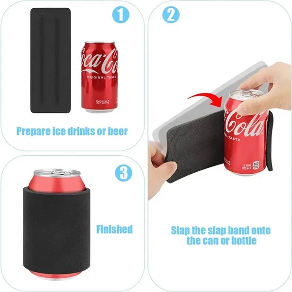 Full Color Slap Wrap Can Cooler