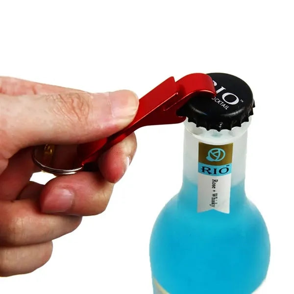 Metal Bottle Opener Keychain, Engraved Any Design