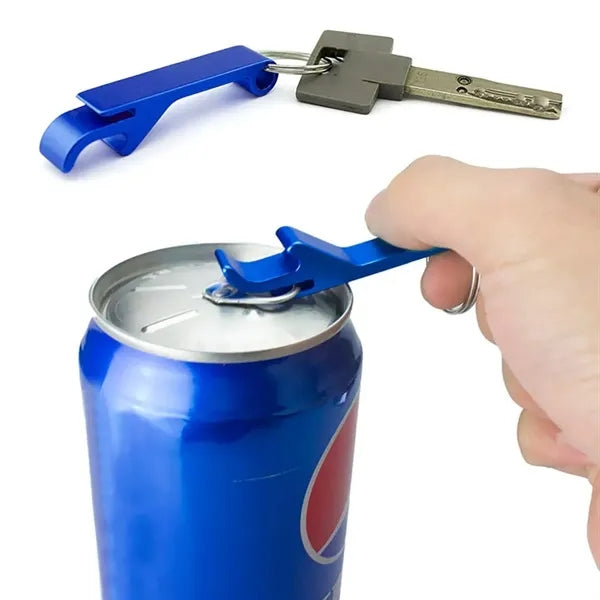 Metal Bottle Opener Keychain, Engraved Any Design