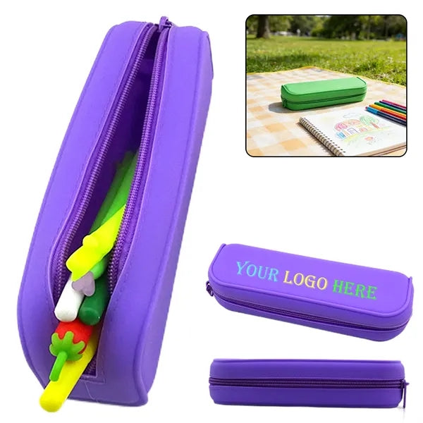 Silicone Long Pencil Case