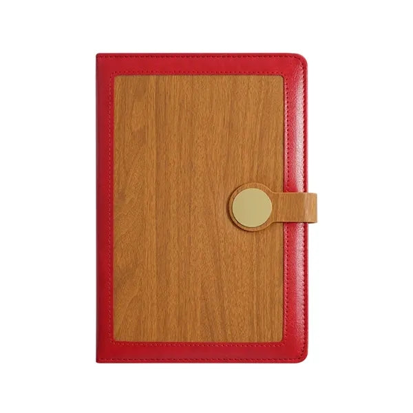 A5 Leather Hardcover Notebook W/Magnetic Buckle