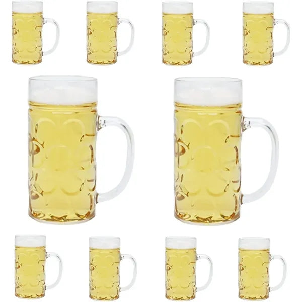 Transparent Plastic Beer Stein Mug