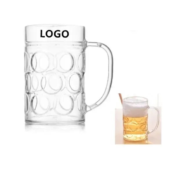 Transparent Plastic Beer Stein Mug