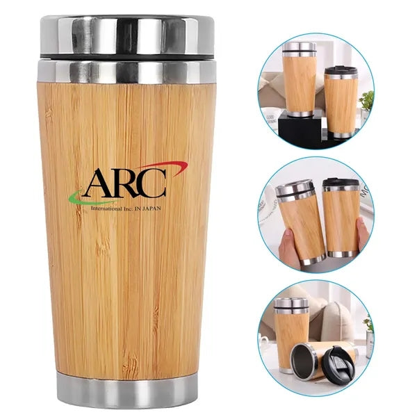 15 oz Bamboo Tumbler Cup