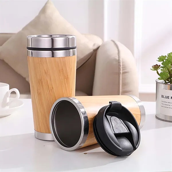 15 oz Bamboo Tumbler Cup