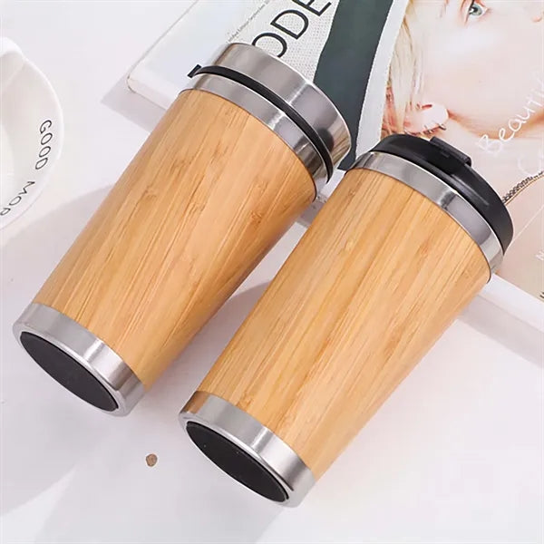 15 oz Bamboo Tumbler Cup