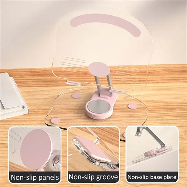 360 Degree Rotating Adjustable Foldable Mobile Tablet Stand
