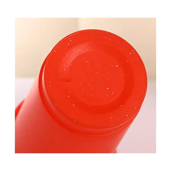 16Oz Sparkling Glitter Cups With Dome Lids