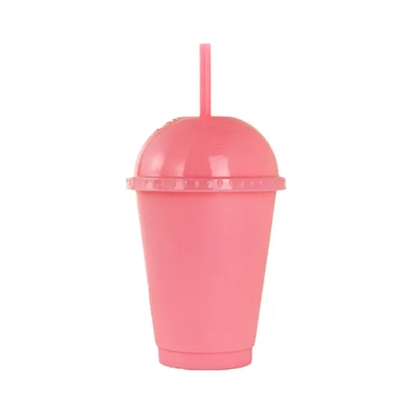 16Oz Sparkling Glitter Cups With Dome Lids