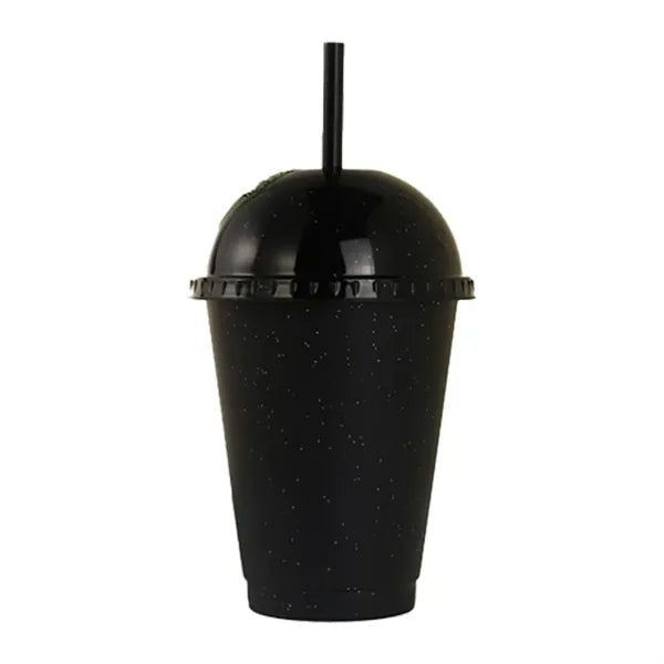 16Oz Sparkling Glitter Cups With Dome Lids