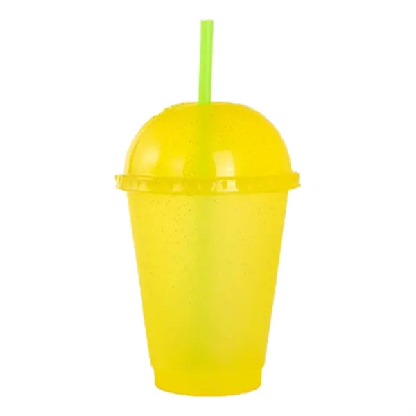 16Oz Sparkling Glitter Cups With Dome Lids