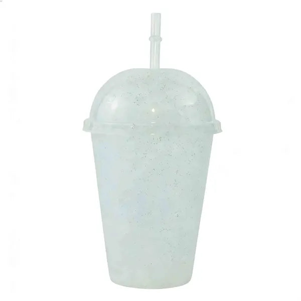 16Oz Sparkling Glitter Cups With Dome Lids