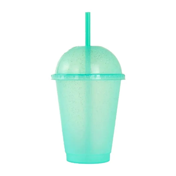 16Oz Sparkling Glitter Cups With Dome Lids