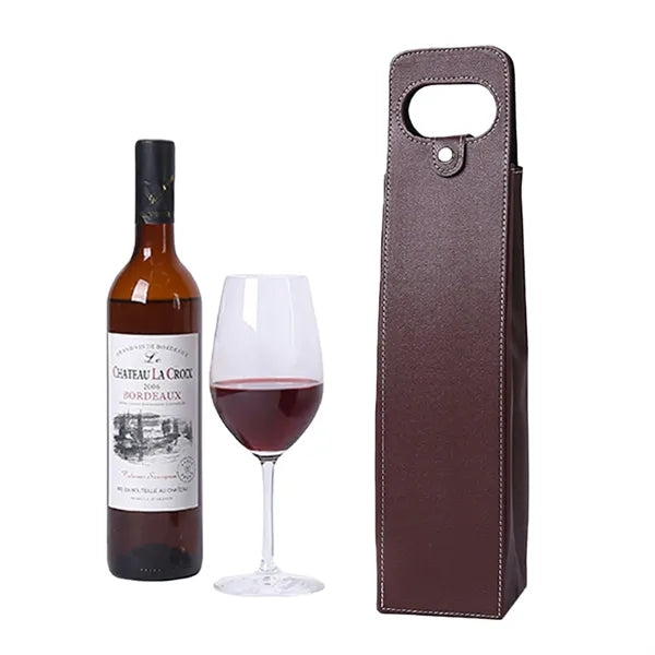 Protective Collapsible Dual Wine Leather Box