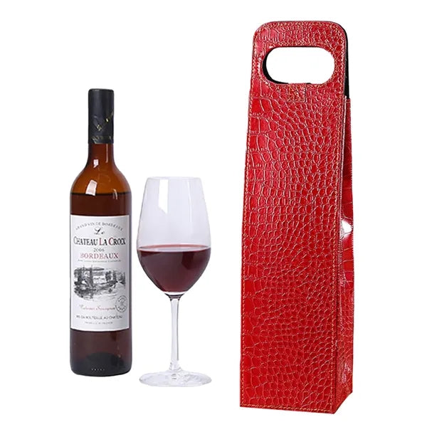 Protective Collapsible Dual Wine Leather Box
