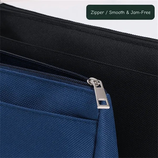 Large Capacity Double Layer Pencil Case with Handle