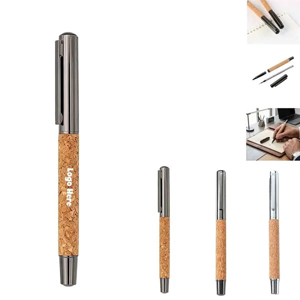 Metal Cork Ballpoint Pen