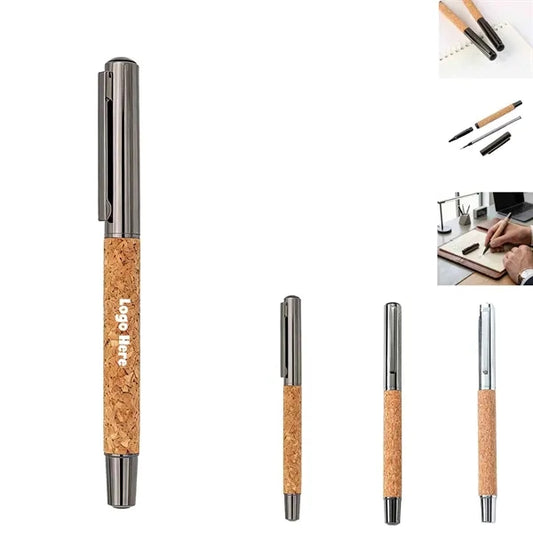Metal Cork Ballpoint Pen