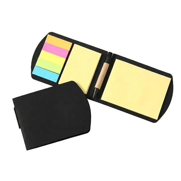Kraft Paper Cover Sticky Notes with Pen