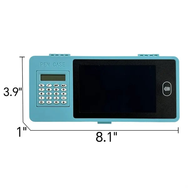 Pencil Case With Calculator And Writing Pad