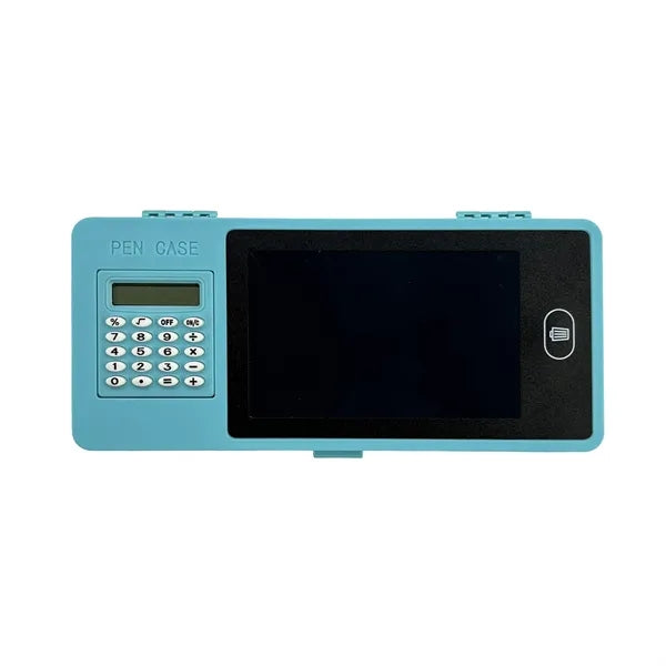 Pencil Case With Calculator And Writing Pad