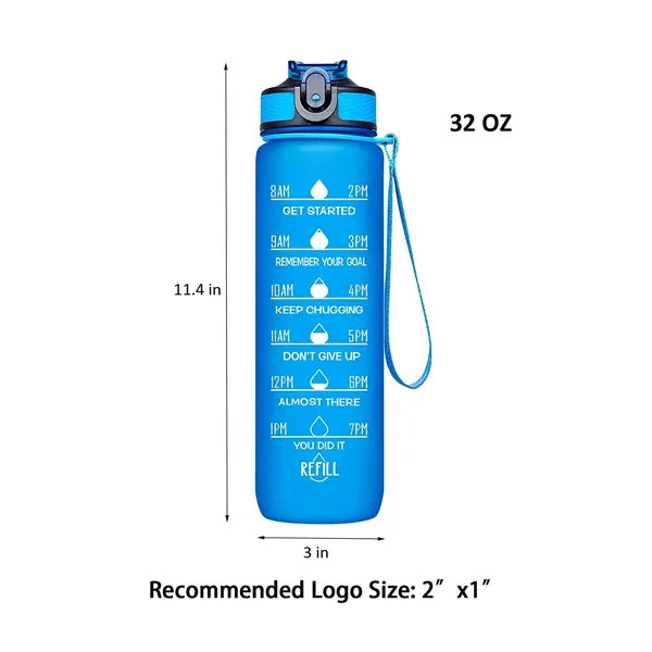 32 oz. Time-Marked Water Bottle